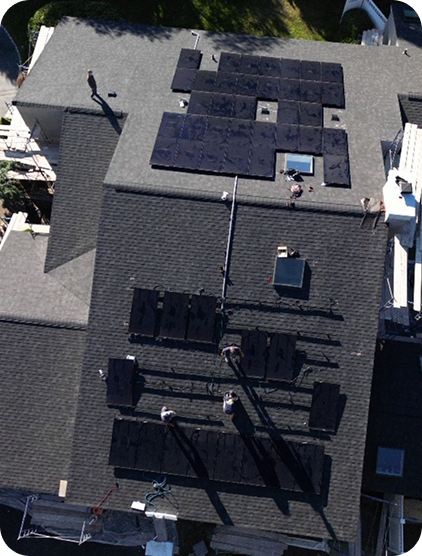 Solar panel installation Huntington NY - residential rooftop solar system