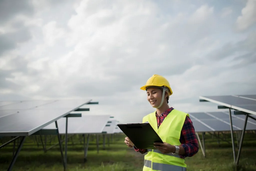 Solar panel insurance Long Island - storm damaged solar panels on residential roof